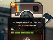 Tablet Screenshot of instaboosts.com